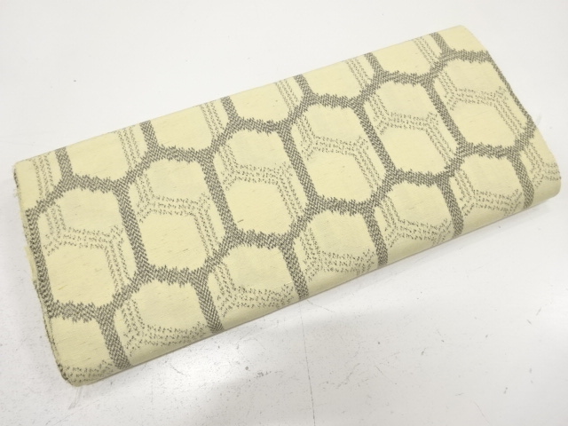 JAPANESE KIMONO / ANTIQUE ARAIHARI FOR KIMONO / SILK / HAND WOVEN TSUMUGI / KIKKO